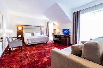 Фото номера Улучшенный двухместный номер с 1 кроватью Отель Radsor Hotel г. Рышнов 5